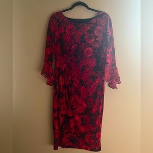 Connected Apparel Floral Dress Size12
